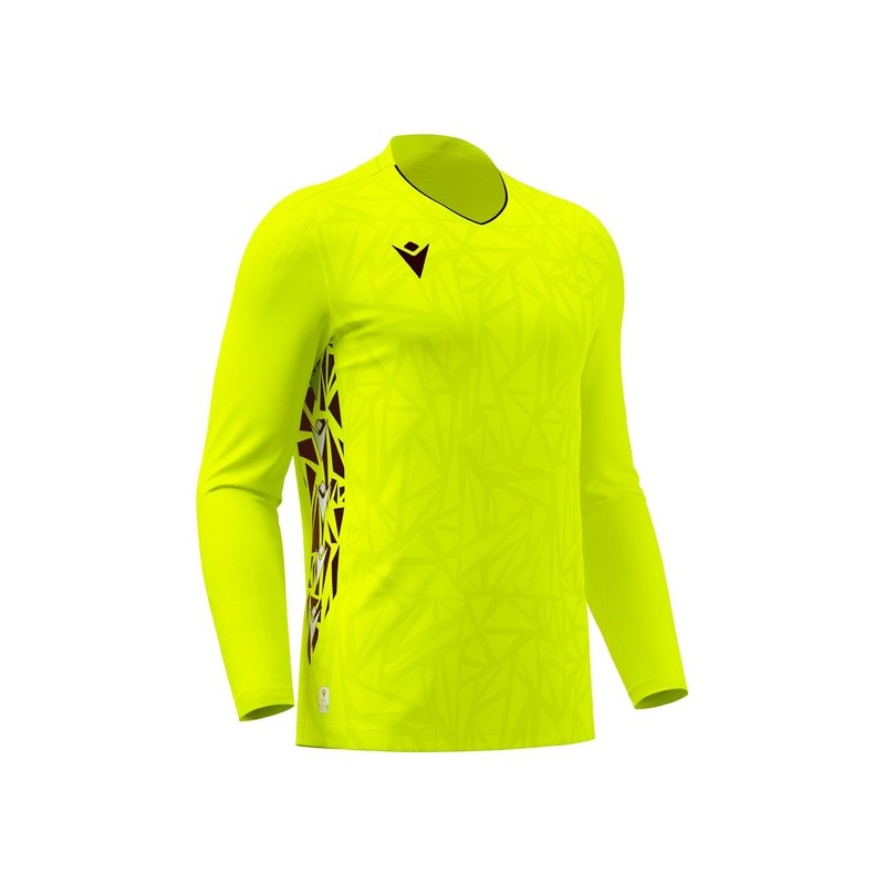 CAMISETA DE PORTERO MACRON CORVUS ECO AMARILLO FLUORESCENTE