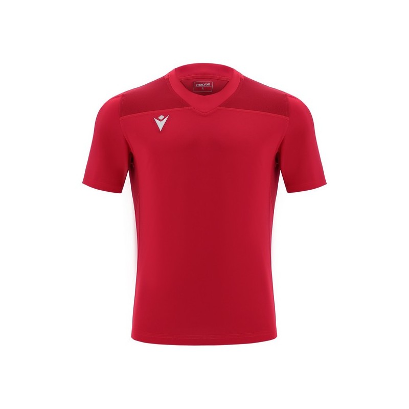 CAMISETA DE RUGBY PERIDOT COLOR ROJO