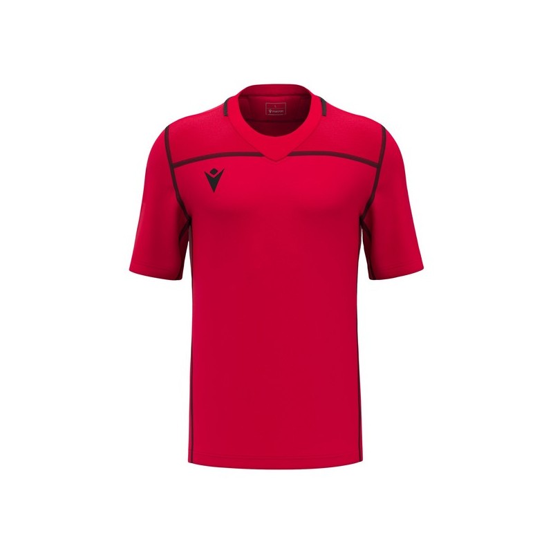 SAMARRETA DE RUGBY PERIDOT COLOR VERMELL I NEGRE