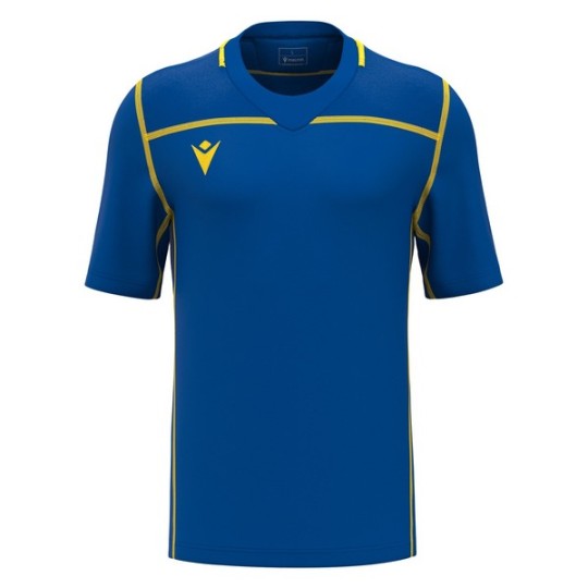CAMISETA DE RUGBY PERIDOT COLOR AZUL Y AMARILLO