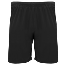 PANTALÓN TÉCNICO CORTO DRT 100% POLIESTER NEGRO 02