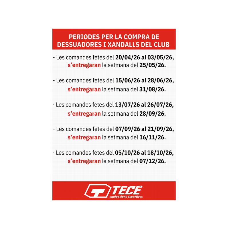 SUDADERA TRAINING SÉNIOR CLUB HOQUEI OLOT