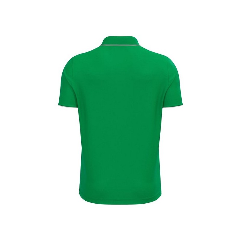 POLO MACRON DRACO HERO COLOR VERD/BLANC