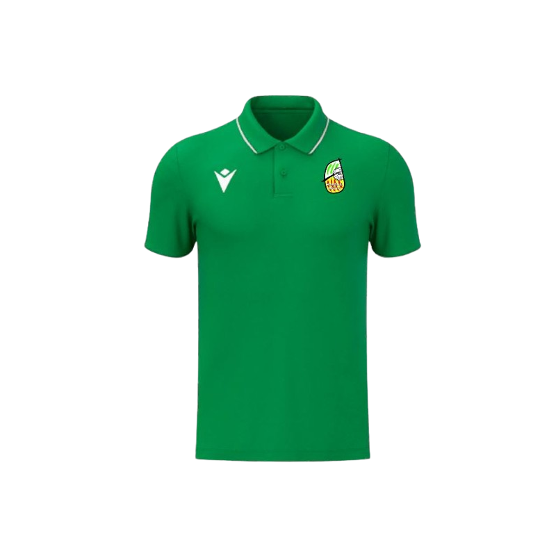 POLO MACRON DRACO HERO COLOR VERD/BLANC