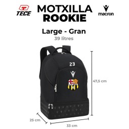 MOTXILLA CE MOIA MACRON GRAN NEGRE + ESCUT I NOM