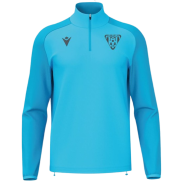 DESSUADORA ENTRENAMENT UE FORNELLS MACRON MITJA CREM ISEN COLOR BLAU FLUOR