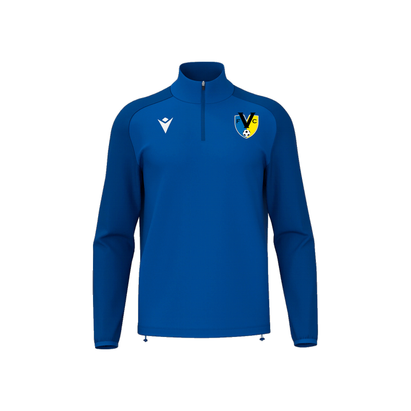 DESSUADORA D'ENTRENAMENT MACRON  FC VILABLAREIX ISEN COLOR BLAU ROYAL