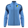 JAQUETA DE XANDALL MACRON FC VILABLAREIX ODIN COLOR BLAU CEL I MARÍ