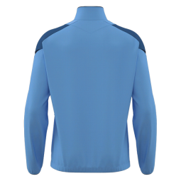 JAQUETA DE XANDALL MACRON FC VILABLAREIX ODIN COLOR BLAU CEL I MARÍ
