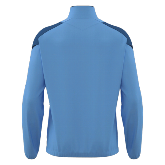 JAQUETA DE XANDALL MACRON FC VILABLAREIX ODIN COLOR BLAU CEL I MARÍ