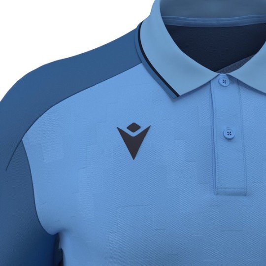 POLO MACRON FC VILABLAREIX ECHOES COLOR BLAU CEL I BLAU MARÍ