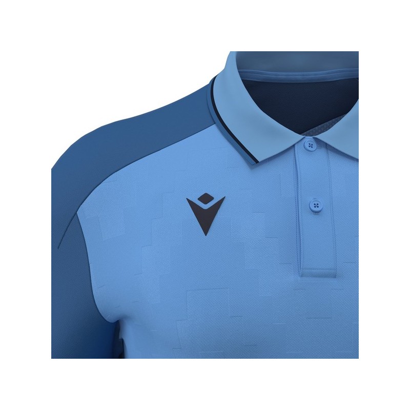 POLO MACRON FC VILABLAREIX ECHOES COLOR BLAU CEL I BLAU MARÍ