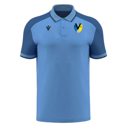 POLO MACRON FC VILABLAREIX ECHOES COLOR BLAU CEL I BLAU MARÍ
