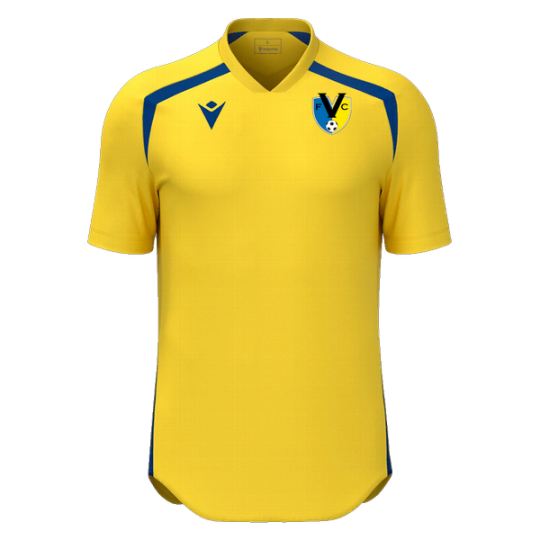 SAMARRETA D'ENTRENADOR FC VILABLAREIX MACRON WYRM COLOR GROC/BLAU ROYAL