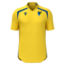 SAMARRETA D'ENTRENADOR FC VILABLAREIX MACRON WYRM COLOR GROC/BLAU ROYAL