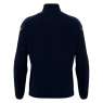 CHAQUETA DE CHANDALL MACRON CON CREMALLERA ODIN COLOR AZUL MARINO I AMARILLO