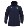 ANORAK LARGO MACRON GYOR ACOLCHADO CON CAPUCHA COLOR AZUL MARINO
