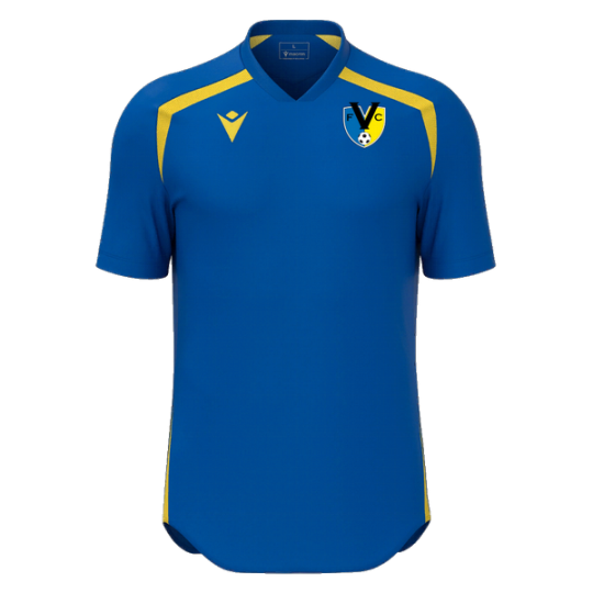 SAMARRETA D'ENTRENAMENT FC VILABLAREIX MACRON WYRM COLOR BLAU ROYAL/GROC