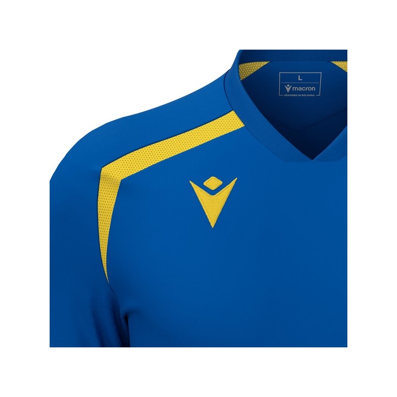 SAMARRETA D'ENTRENAMENT FC VILABLAREIX MACRON WYRM COLOR BLAU ROYAL/GROC