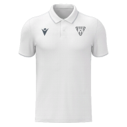 POLO UE FORNELLS MACRON DRACO HERO COLOR BLANC + ESCUT GRIS + LLETRES ESQUENA