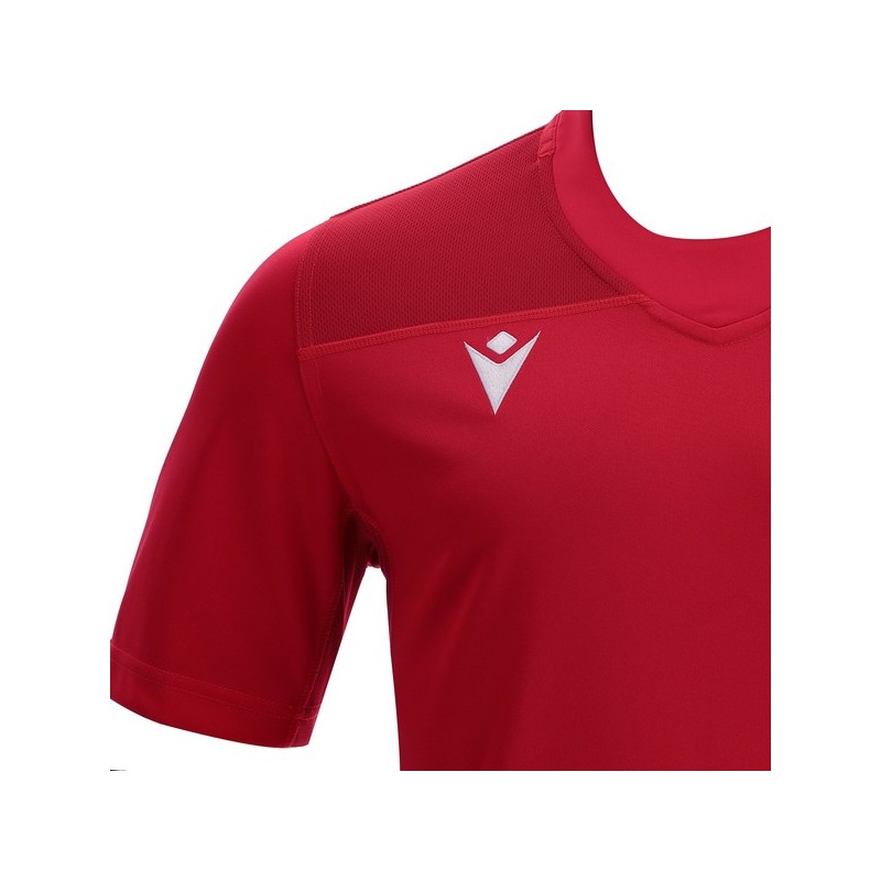 SAMARRETA D'ENTRENAMENT GEIEG DE RUGBY MACRON PERIDOT COLOR VERMELL