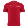 SAMARRETA D'ENTRENAMENT GEIEG DE RUGBY MACRON PERIDOT COLOR VERMELL
