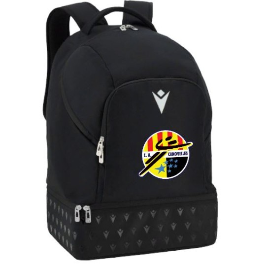MOTXILLA MACRON ROOKIE GRAN COLOR NEGRE CLUB HANDBOL CANOVELLES