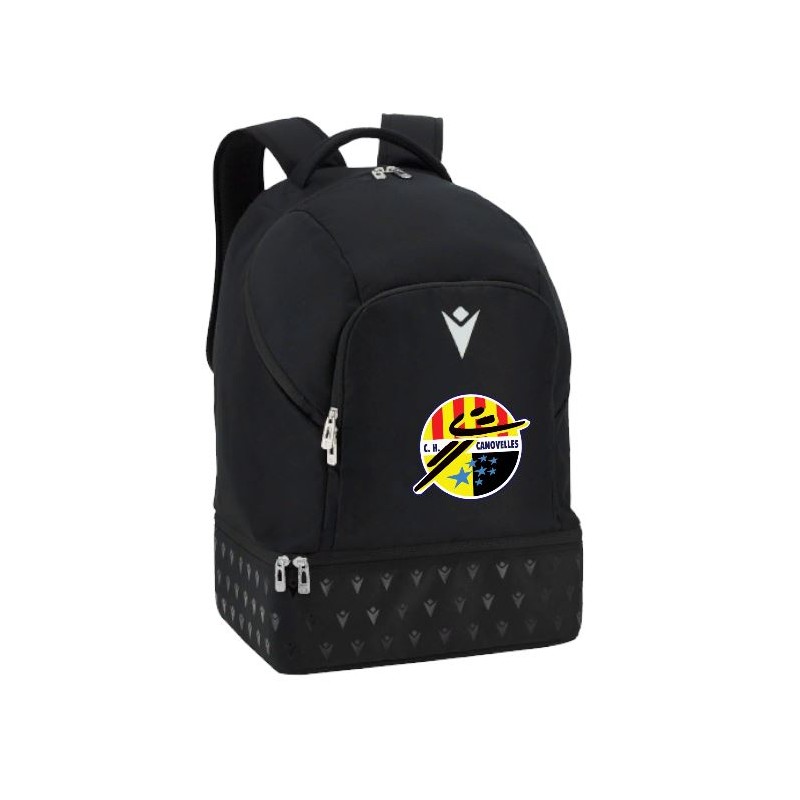 MOTXILLA MACRON ROOKIE GRAN COLOR NEGRE CLUB HANDBOL CANOVELLES