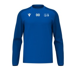 SUDADERA MACRON DE CUELLO REDONDO THALOS COLOR AZUL REAL