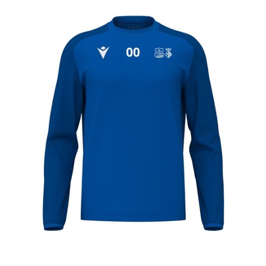 SUDADERA MACRON DE CUELLO REDONDO THALOS COLOR AZUL REAL