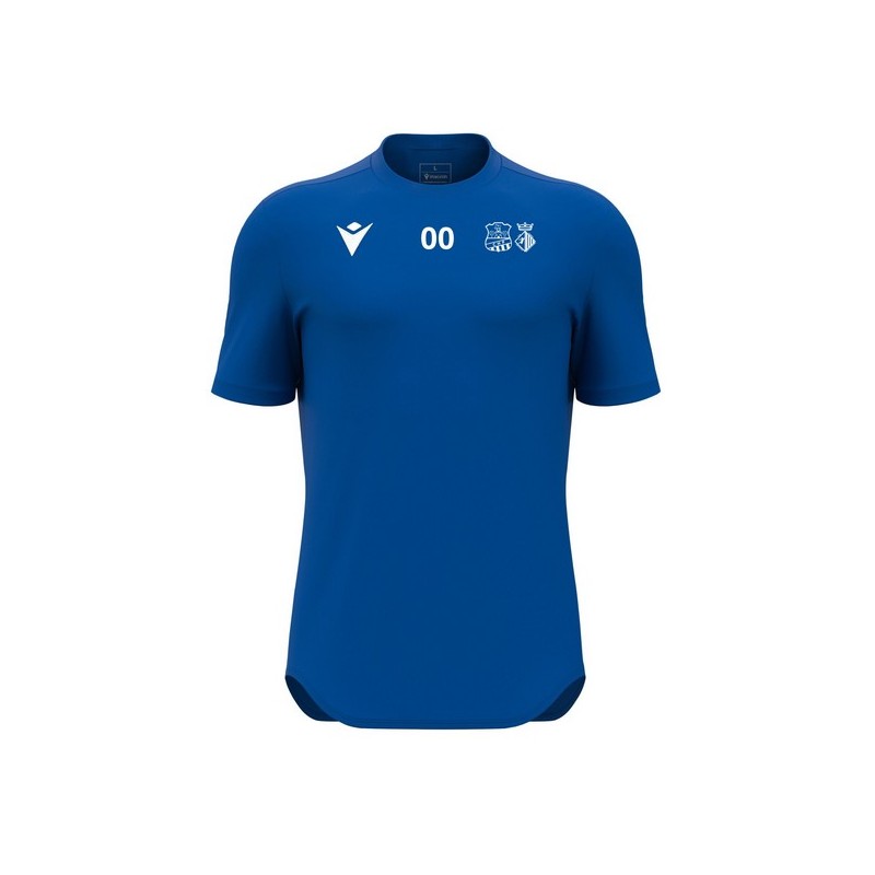 SAMARRETA HANDBOL BAIX MONTSENY MACRON VOID BLAU ROYAL + NUMERO