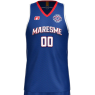 CAMISETA DE BALONCESTO  FEMENINO "CHICAGO" TOP LINE DE TC FULL PRINT