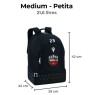 MOTXILLA MACRON PETITA BC TORROELLA AMB NUMERO COLOR NEGRE