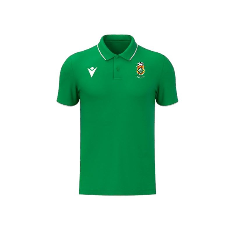 POLO MACRON DRACO HERO COLOR VERD/BLANC
