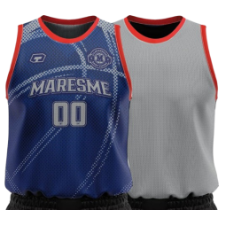 SAMARRETA D'ENTRENAMENT MASCULINA REVERSIBLE CLUB BÀSQUET MARESME 3 VILES