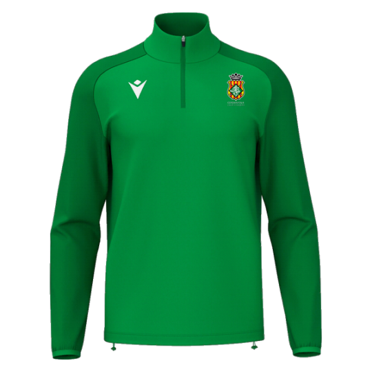 SUDADERA MACRON ISEN MEDIA CREMALLERA COLOR VERDE