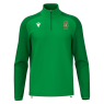 SUDADERA MACRON ISEN MEDIA CREMALLERA COLOR VERDE