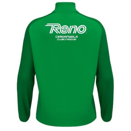 SUDADERA MACRON ISEN MEDIA CREMALLERA COLOR VERDE