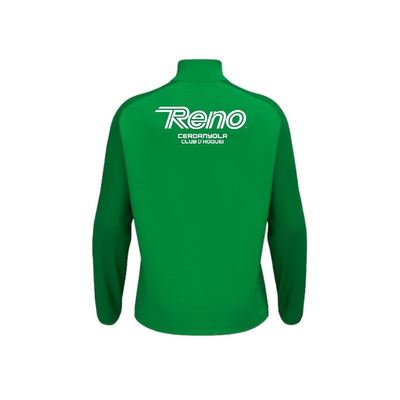SUDADERA MACRON ISEN MEDIA CREMALLERA COLOR VERDE