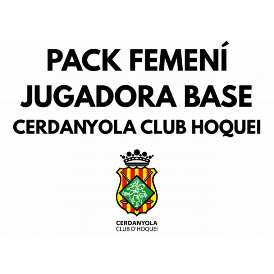 PACK FEMENÍ JUGADORA BASE CH CERDANYOLA