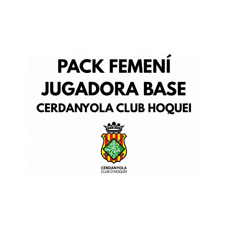 PACK FEMENÍ JUGADORA BASE CERDANYOLA CLUB HOQUEI