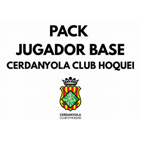 PACK JUGADOR BASE CERDANYOLA CLUB HOQUEI 2026