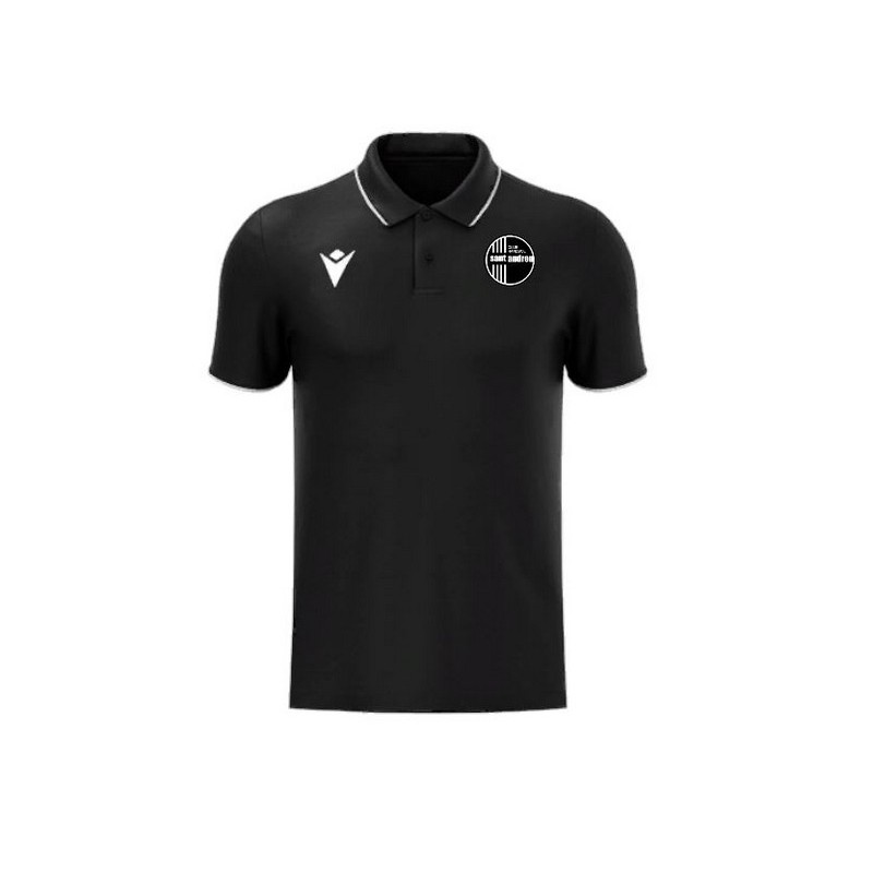 POLO NEGRE MACRON DRACO HERO CH SANT ANDREU + ESCUT+ LLETRES ESQUENA
