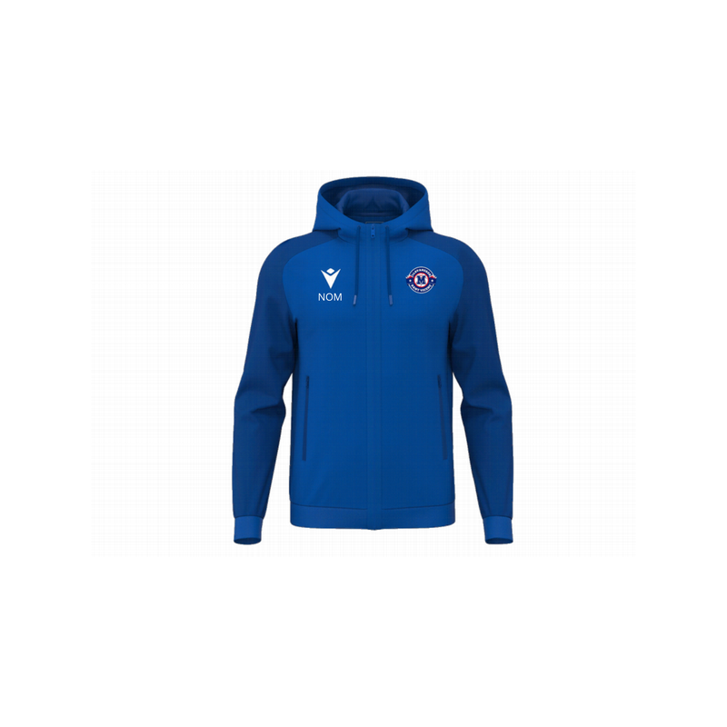 CHAQUETA CON CAPUCHA MACRON CHRONOS COLOR AZUL REAL