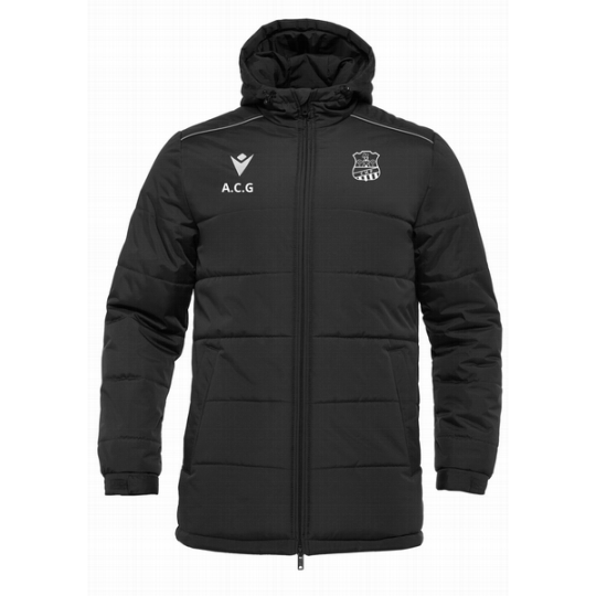 ANORAK LLARG MACRON GYOR COLOR NEGRE CH PALAUTORDERA