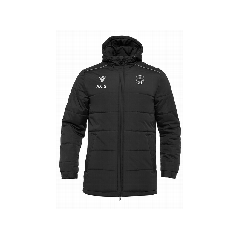 ANORAK LLARG MACRON GYOR COLOR NEGRE CH PALAUTORDERA