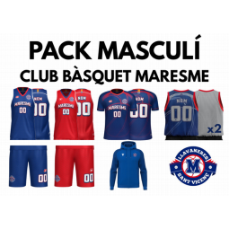 PACK MASCULÍ CLUB BÀSQUET MARESME 3 VILES