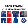 PACK FEMENÍ CLUB BÀSQUET MARESME 3 VILES