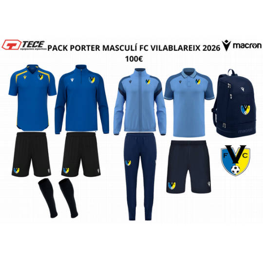 PACK PORTER MASCULÍ FC VILABLAREIX 2026