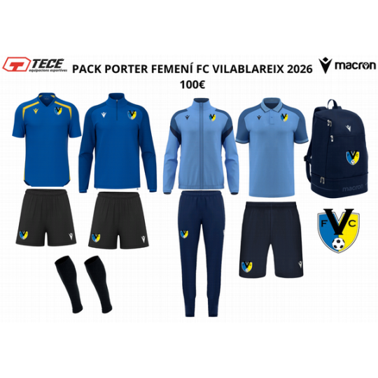 PACK PORTERA FEMENÍ FC VILABLAREIX 2026